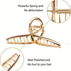 Metal Geometric Hair Grab Clip Hair Accessories for Women