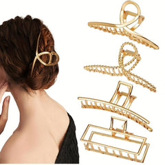 Metal Geometric Hair Grab Clip Hair Accessories for Women