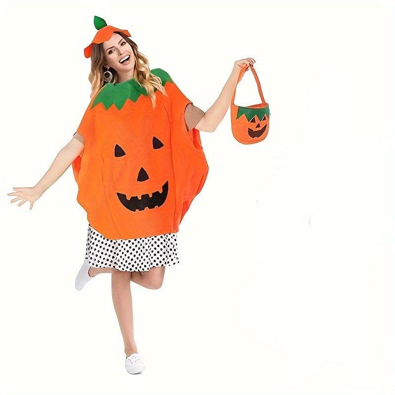 2pcs Halloween Pumpkin Costume Set
