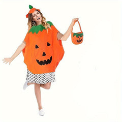 2pcs Halloween Pumpkin Costume Set
