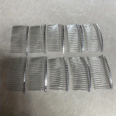 Metal Bridal Hair Comb 20 Teeth Wedding Veil Comb Decorative for Women Girls