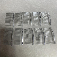 Metal Bridal Hair Comb 20 Teeth Wedding Veil Comb Decorative for Women Girls