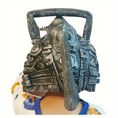 Men's Latex Chainsaw Head Mask Anime Makeup Funny Halloween Props