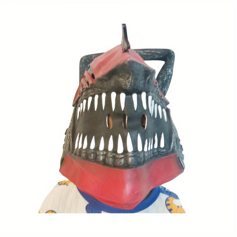 Men's Latex Chainsaw Head Mask Anime Makeup Funny Halloween Props