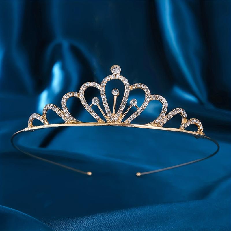 North American Jewelry Rhinestone Crown Princess Bridal Wedding Tiara