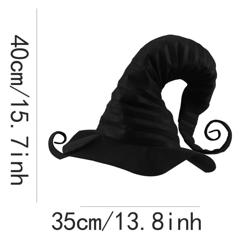 Hand Knitted Halloween Anime Witch Hat