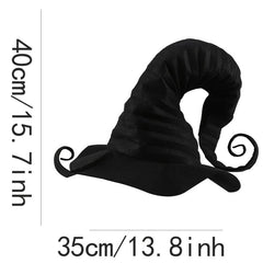 Hand Knitted Halloween Anime Witch Hat