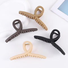Plastic Frosted Hair Clip Bathing Hair Accessories