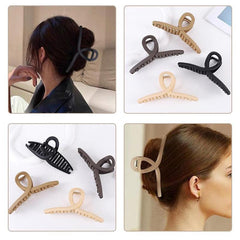 Plastic Frosted Hair Clip Bathing Hair Accessories