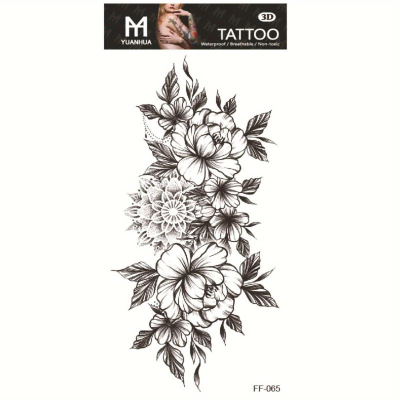 Dark Personality 3D Tattoo Stickers, Waterproof Temporary Tattoo Stickers