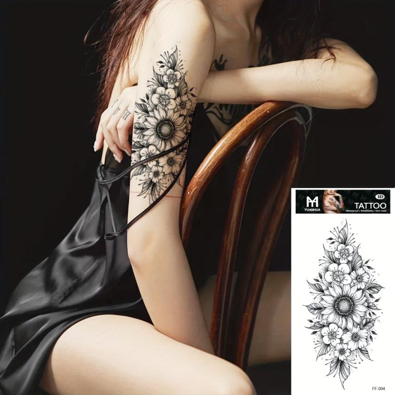 Dark Personality 3D Tattoo Stickers, Waterproof Temporary Tattoo Stickers