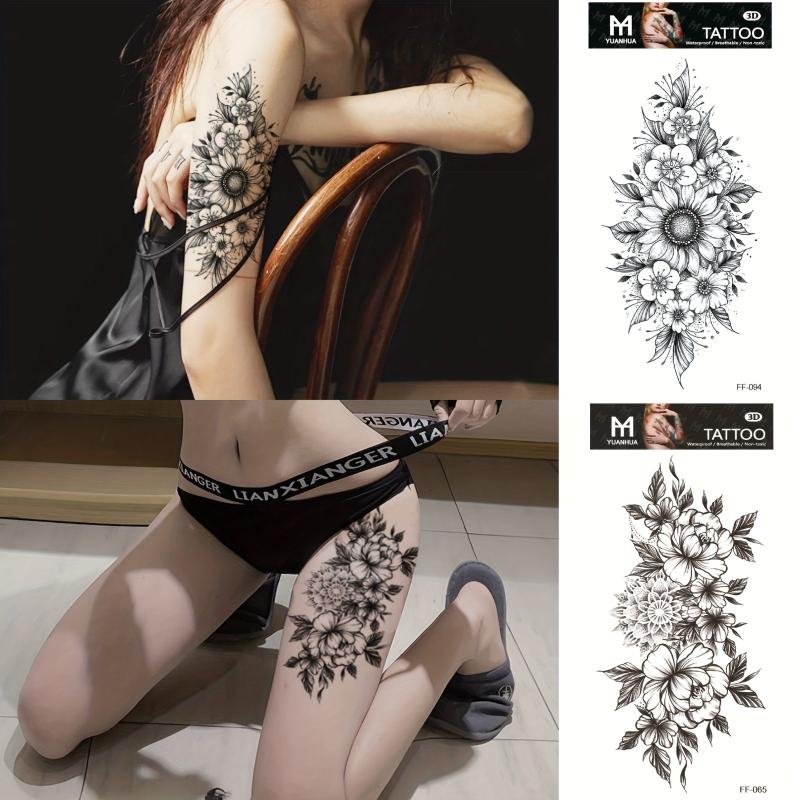 Dark Personality 3D Tattoo Stickers, Waterproof Temporary Tattoo Stickers