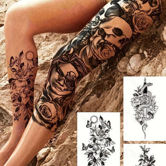 21pcs Extra Large Temporary Tattoos Stickers for Party Use