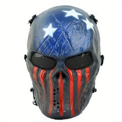 Men's Halloween Party Mask Cosplay Role Play Prom Movie Props Riding Mask