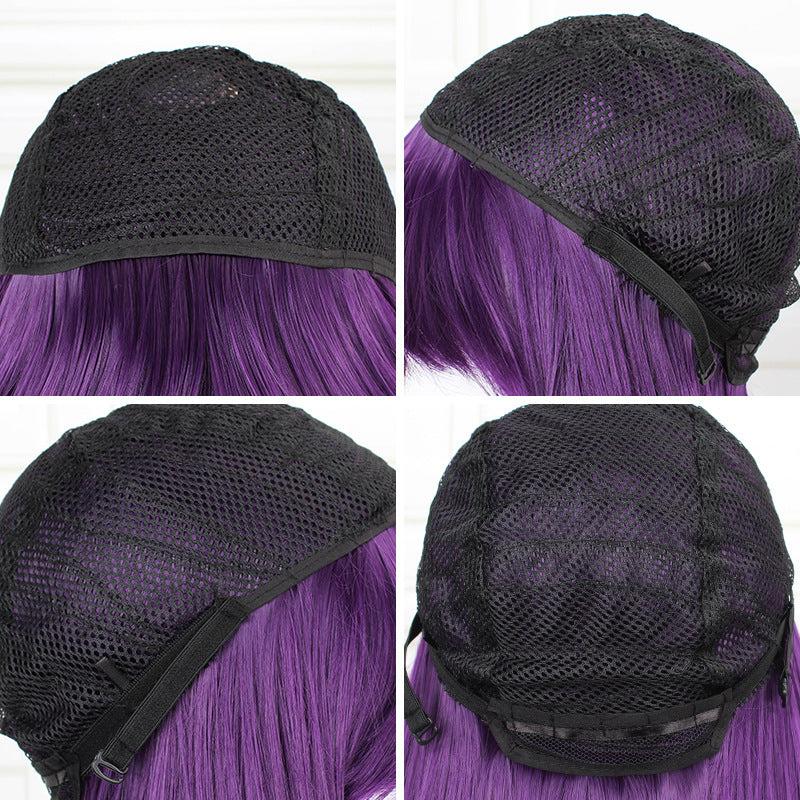 Purple Anime Character Cosplay Wig Set