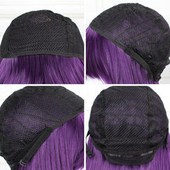Purple Anime Character Cosplay Wig Set
