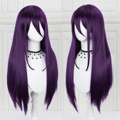 Purple Anime Character Cosplay Wig Set