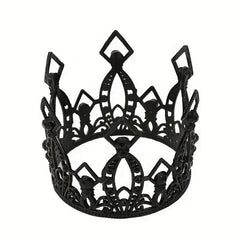 1pc Round Crown Tiara Flower Hair Accessories