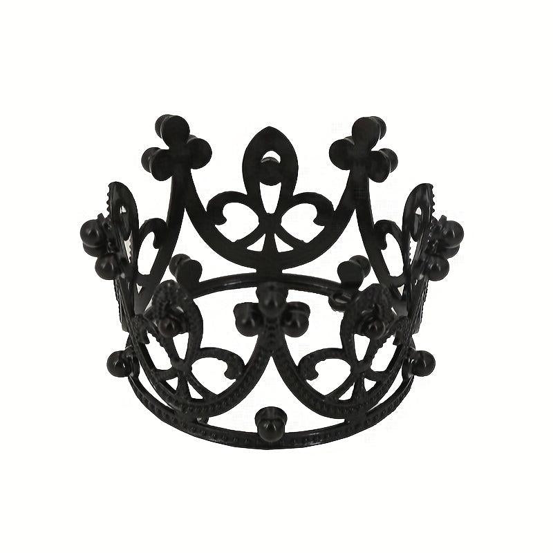 1pc Round Crown Tiara Flower Hair Accessories