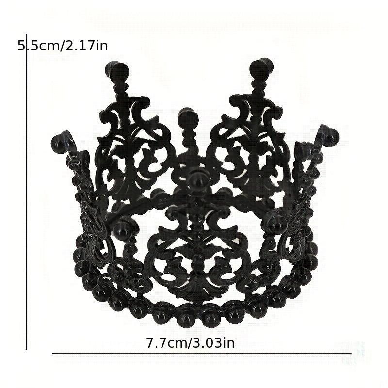 1pc Round Crown Tiara Flower Hair Accessories