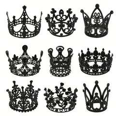 1pc Round Crown Tiara Flower Hair Accessories
