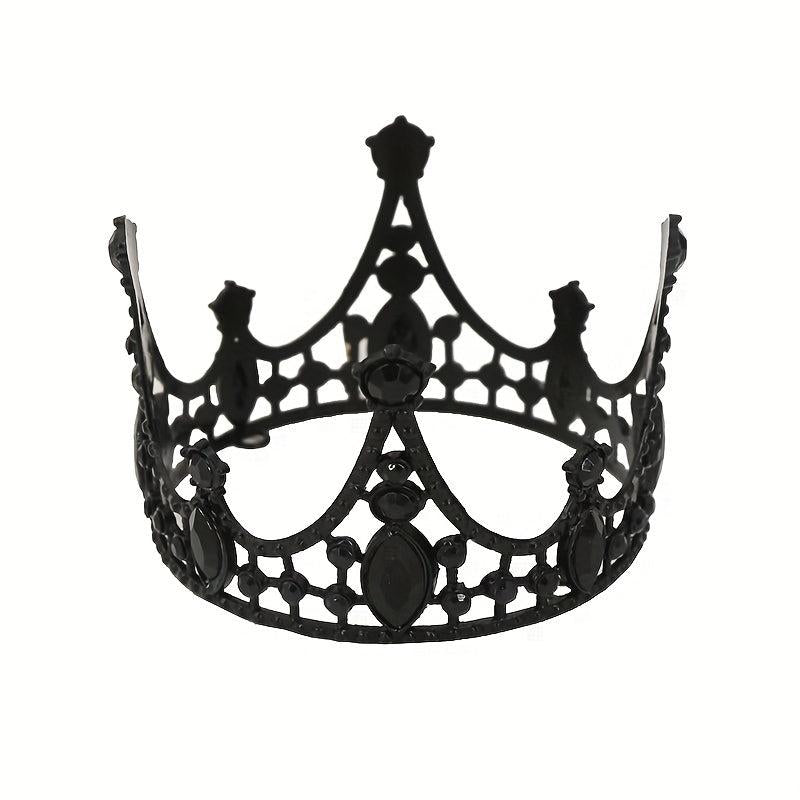 1pc Round Crown Tiara Flower Hair Accessories