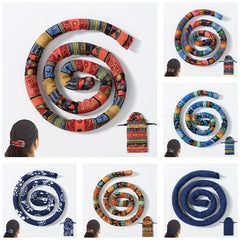 Spiral Lock Headband Wire Flexible Ponytail Holder for Women