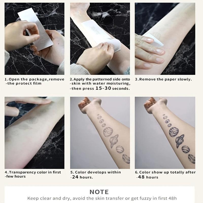 Little Devil Herbal Tattoo Stickers - Waterproof & Durable