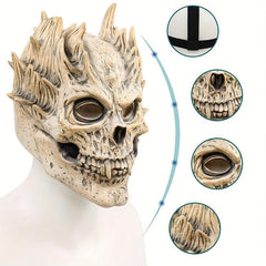 Skull Skeleton Mask Halloween Party Prom Costume Props Men's Dress Up Mask