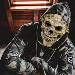 Skull Skeleton Mask Halloween Party Prom Costume Props Men's Dress Up Mask
