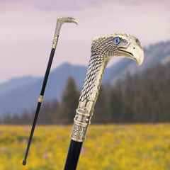 Coppery Eye Eagle Walking Stick Decorative Stick Cosplay 36 61''