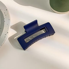 Acrylic Frosted Hair Clip Rectangular Hollow Hair Accessories