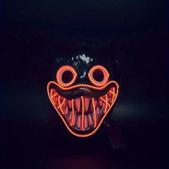 LED Scary Halloween Mask Screaming Scare Props Carnival Decorative