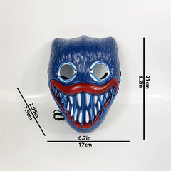 LED Scary Halloween Mask Screaming Scare Props Carnival Decorative