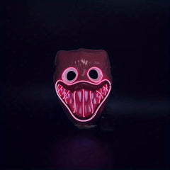 LED Scary Halloween Mask Screaming Scare Props Carnival Decorative
