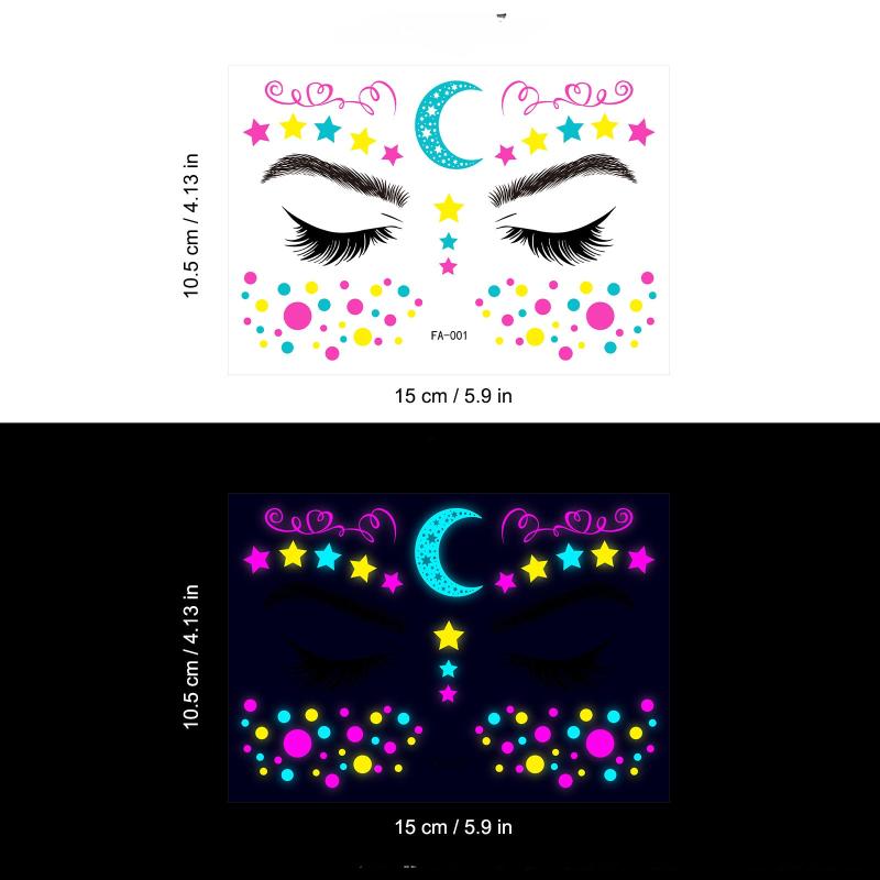 Butterfly Waterproof Neon Tattoo Sticker