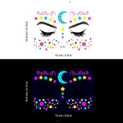 Butterfly Waterproof Neon Tattoo Sticker