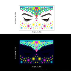 Butterfly Waterproof Neon Tattoo Sticker