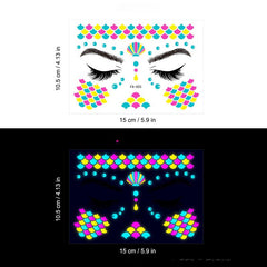 Butterfly Waterproof Neon Tattoo Sticker