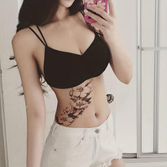 Flower Temporary Tattoo Sticker Print