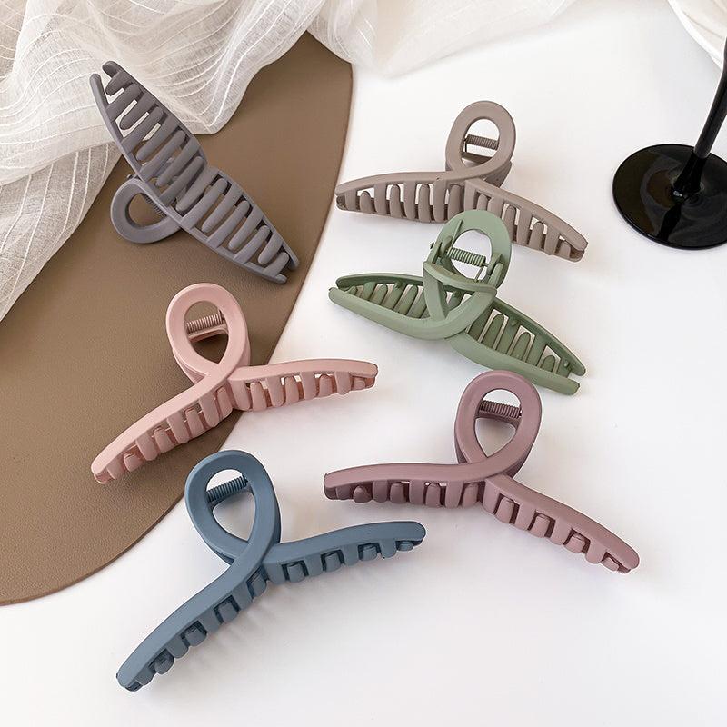 1Pc Frosted Hair Clip Large Non Slip Barrette Hair Accessory