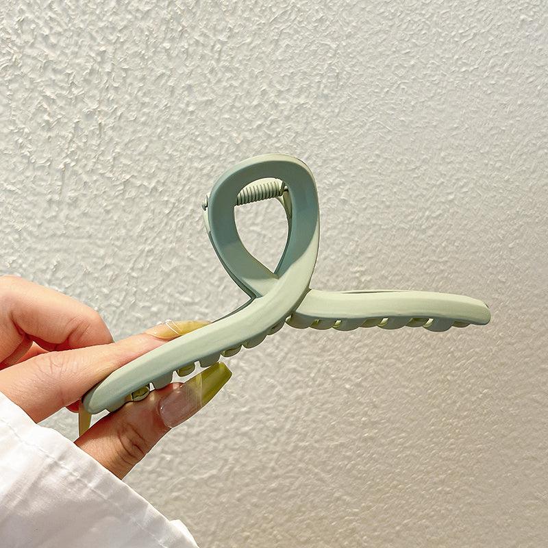 1Pc Frosted Hair Clip Large Non Slip Barrette Hair Accessory