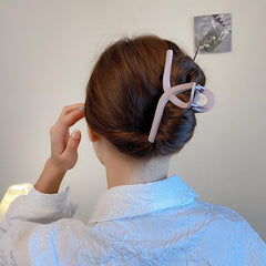 1Pc Frosted Hair Clip Large Non Slip Barrette Hair Accessory
