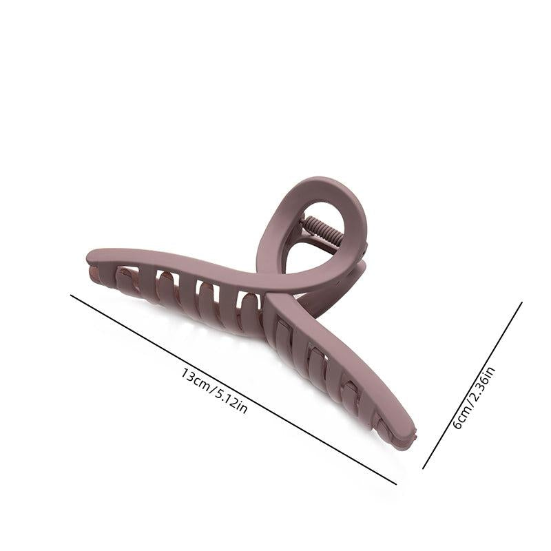 1Pc Frosted Hair Clip Large Non Slip Barrette Hair Accessory