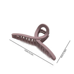 1Pc Frosted Hair Clip Large Non Slip Barrette Hair Accessory