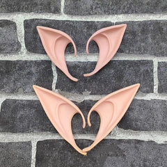 1 Pair Plastic Fairy Elf Ears Cosplay Costume Accessory Adult Halloween Supply