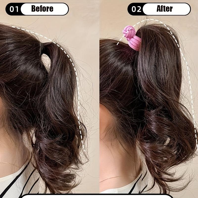 3 PCS Sweet Knot Hair Tie Ponytail Holders Scrunchies Hair Accessories
