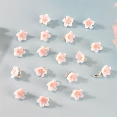 20PCS Mini Lily Flower Hair Clips Wedding Bridal Accessories