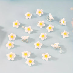 20PCS Mini Lily Flower Hair Clips Wedding Bridal Accessories