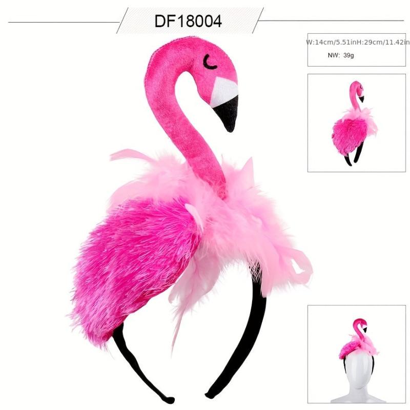 Flamingo Headband for Beach Party Costume